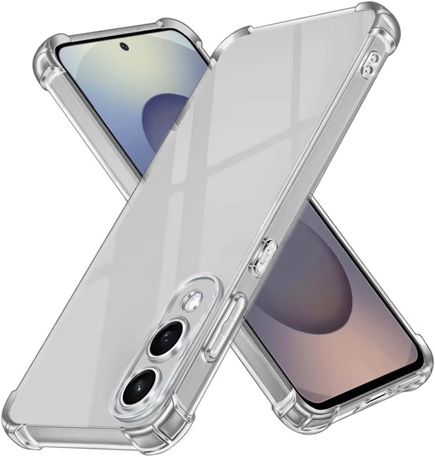 Samsung Galaxy S25 Edge Case Clear Gel Reinforced Corners Cover