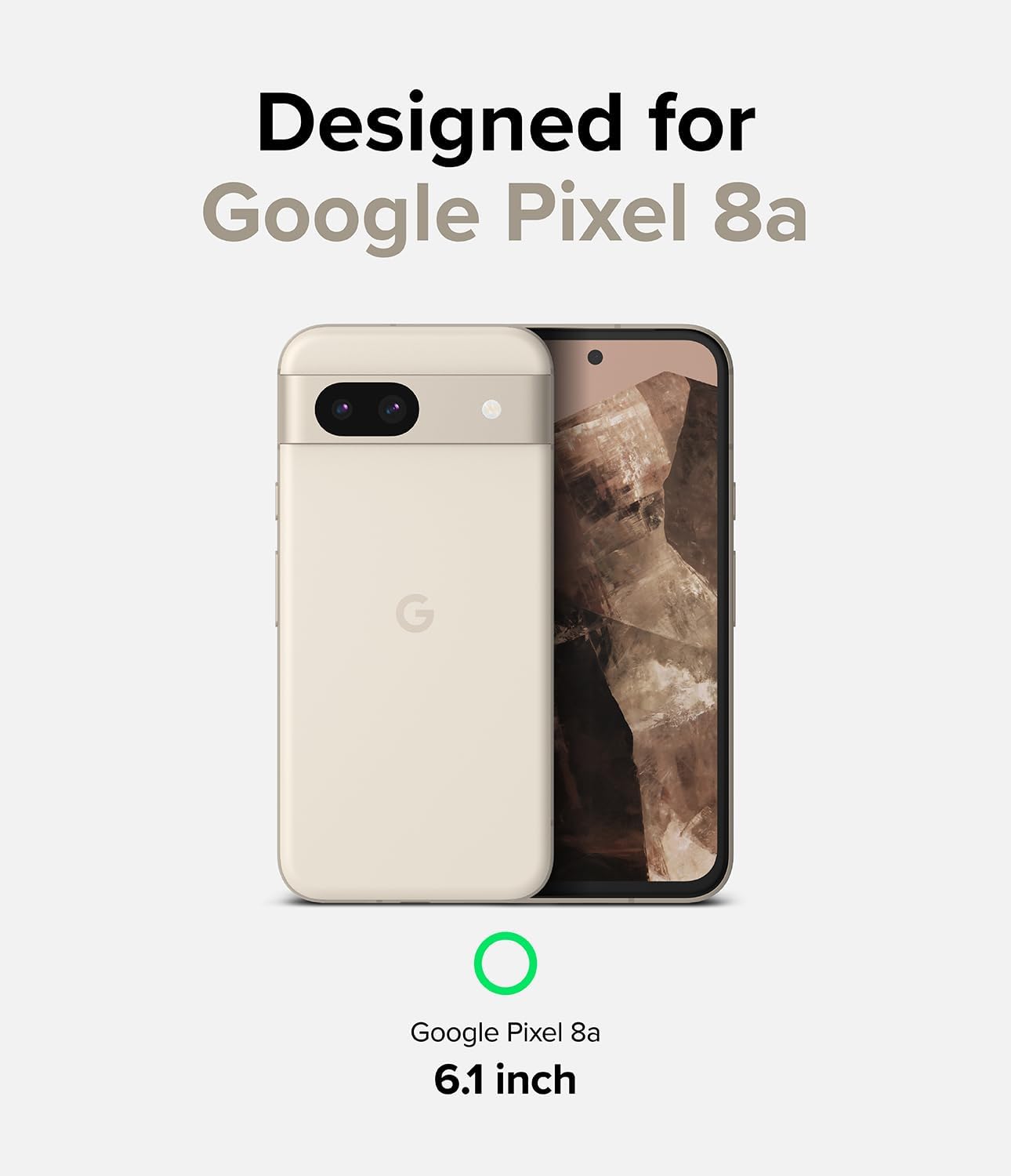 Google Pixel 8a Case Clear Gel Ultra Slim Soft Transparent Silicone Cover