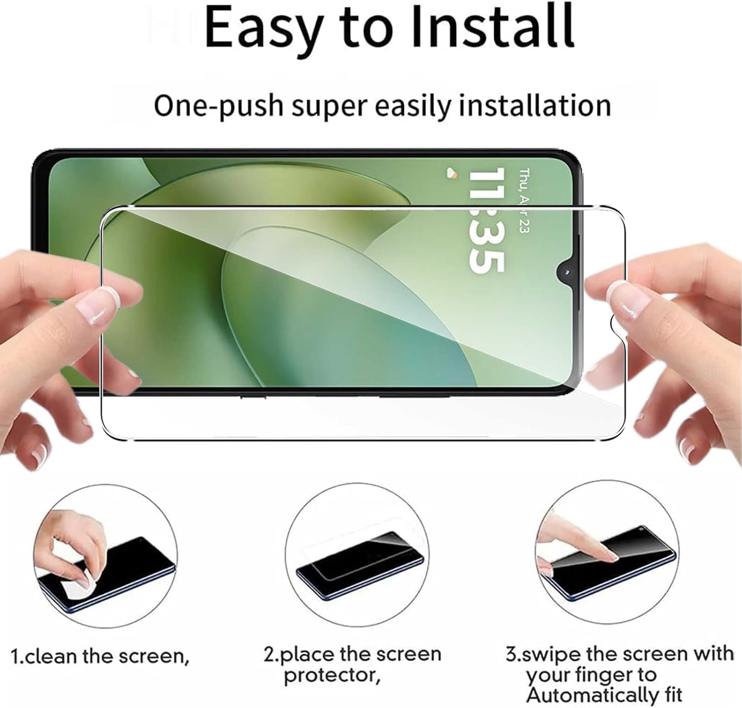 Motorola Moto G06 Clear Tempered Glass Screen Protector