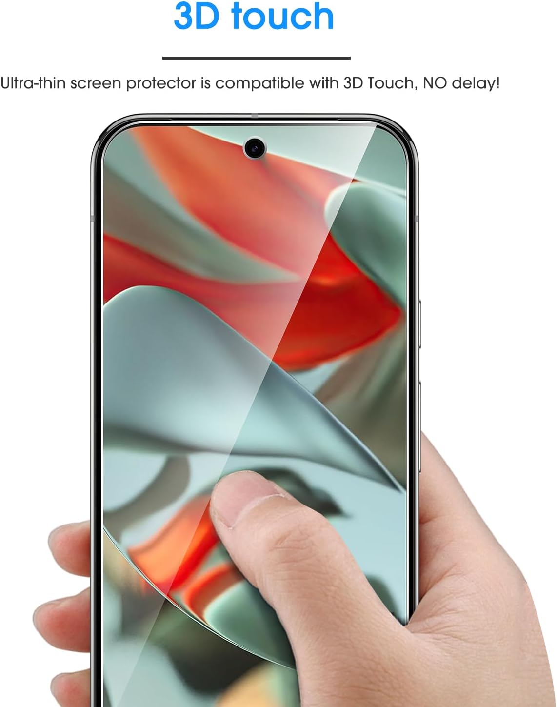 Google Pixel 9a Clear Tempered Glass Screen Protector With Camera Lens Guard