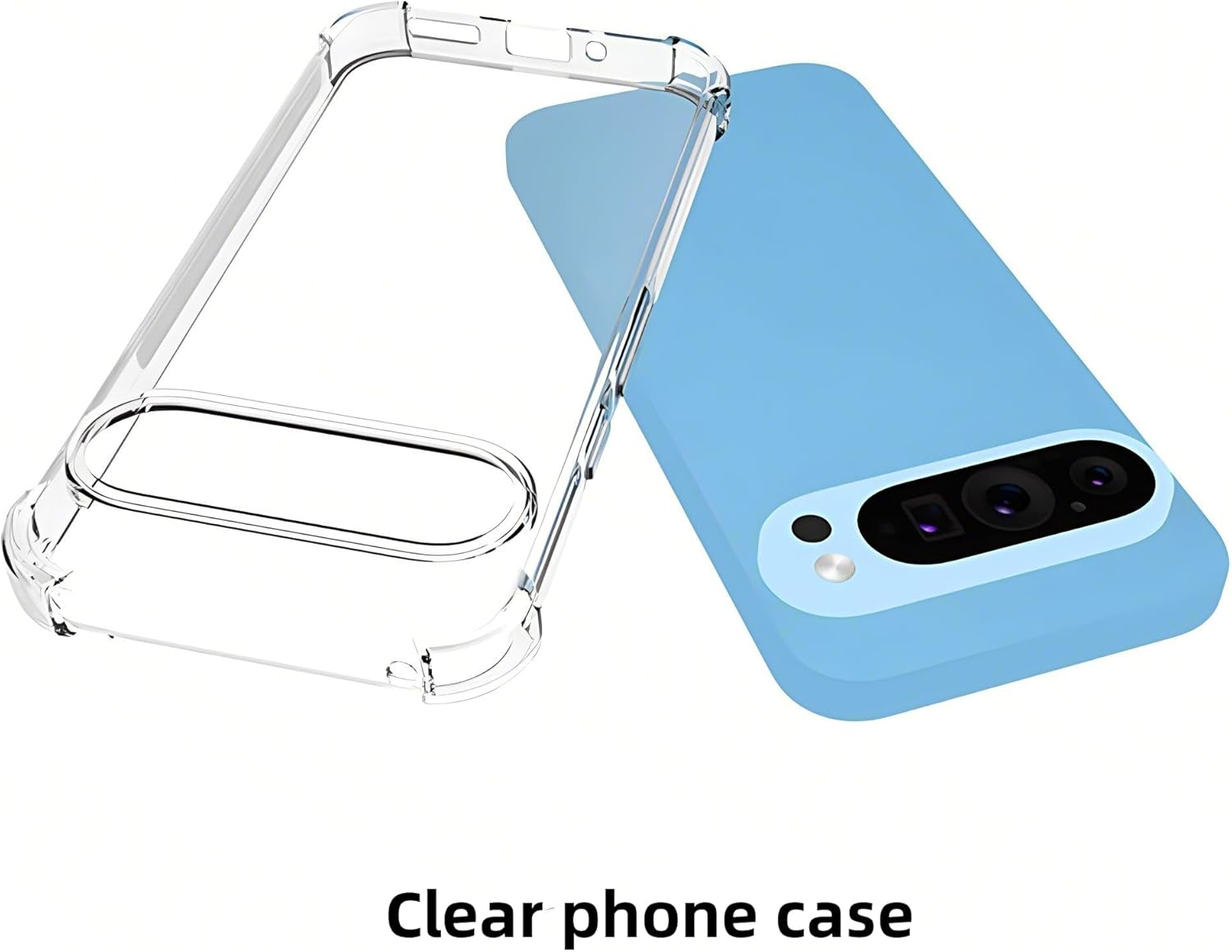 Google Pixel 9 Case Clear Gel Anti Shock Armour Slim Soft Transparent Silicone Cover