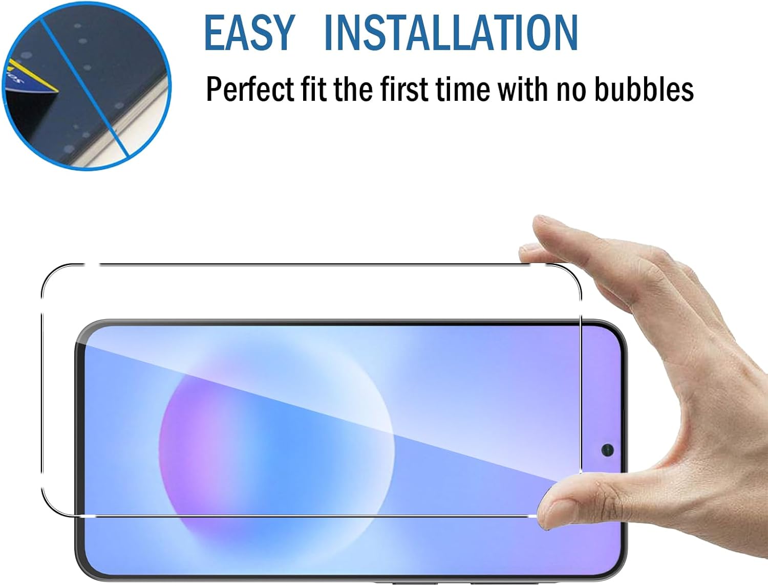 Samsung Galaxy A37 Clear Tempered Glass Screen Guard Camera Lens Protector
