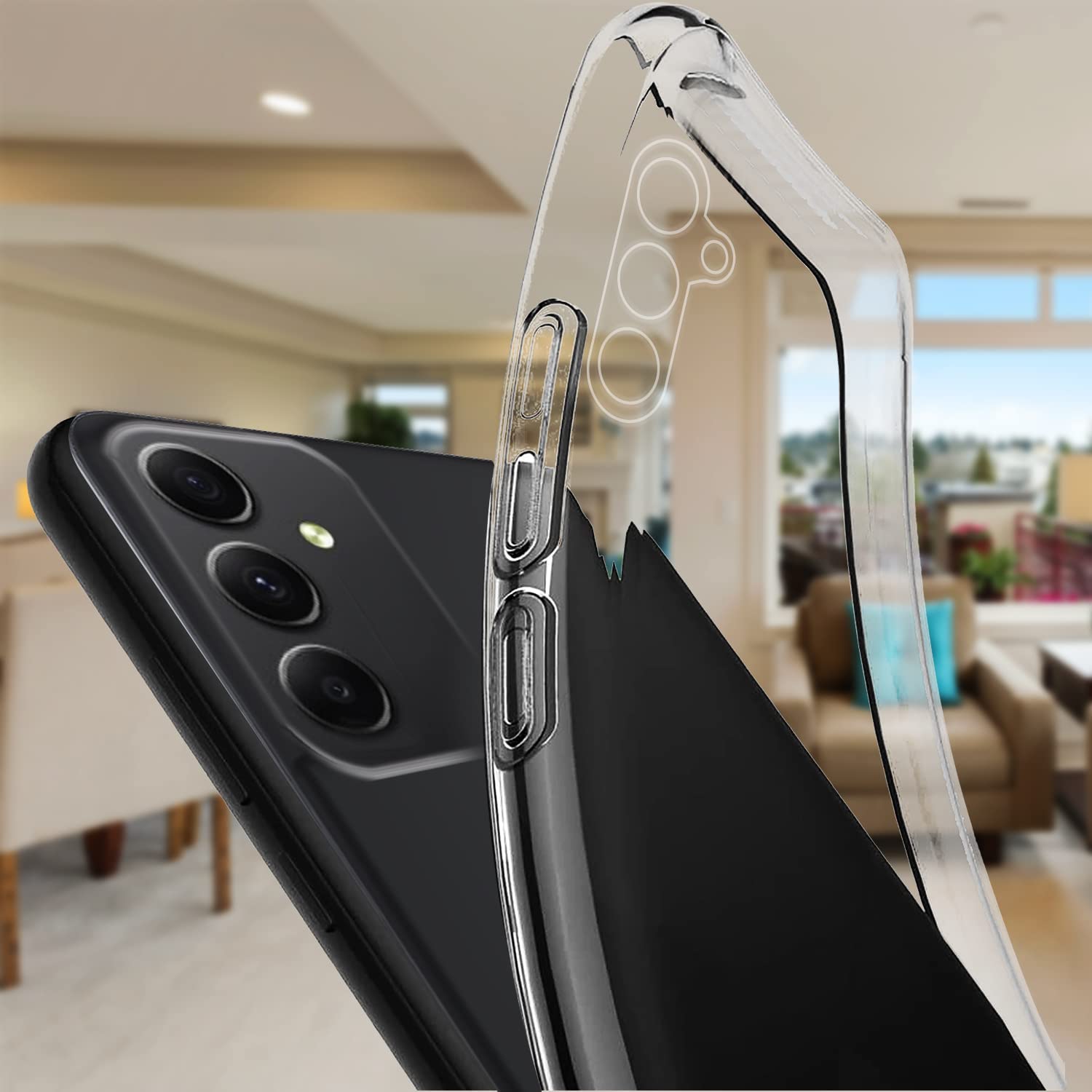 Samsung Galaxy A54 5G Gel TPU Clear Case Ultra Slim Soft Transparent Silicone Cover