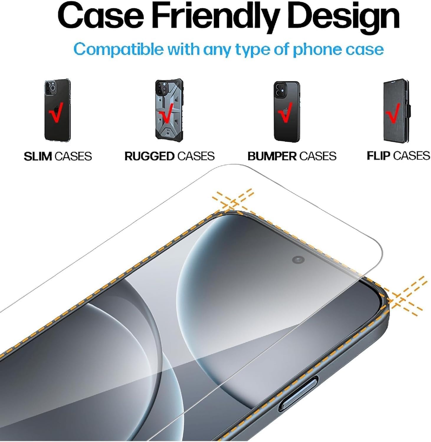 Oppo Find X9 Pro Clear Tempered Glass Screen Protector