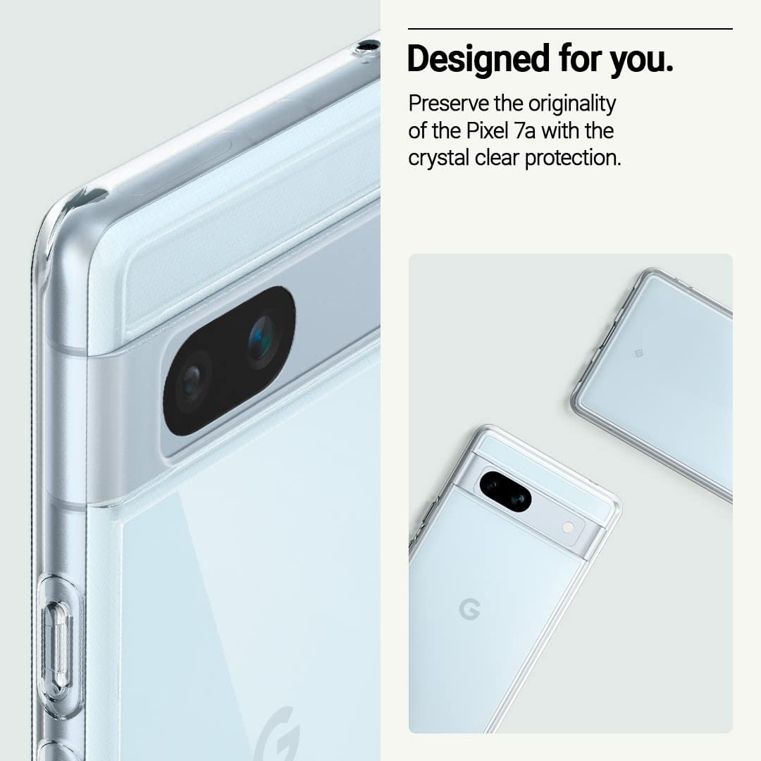 Google Pixel 7a Gel TPU Clear Case Ultra Slim Soft Transparent Silicone Cover