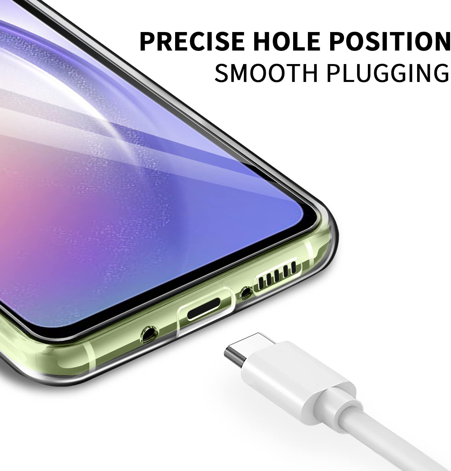 Samsung Galaxy A54 5G Gel TPU Clear Case Ultra Slim Soft Transparent Silicone Cover