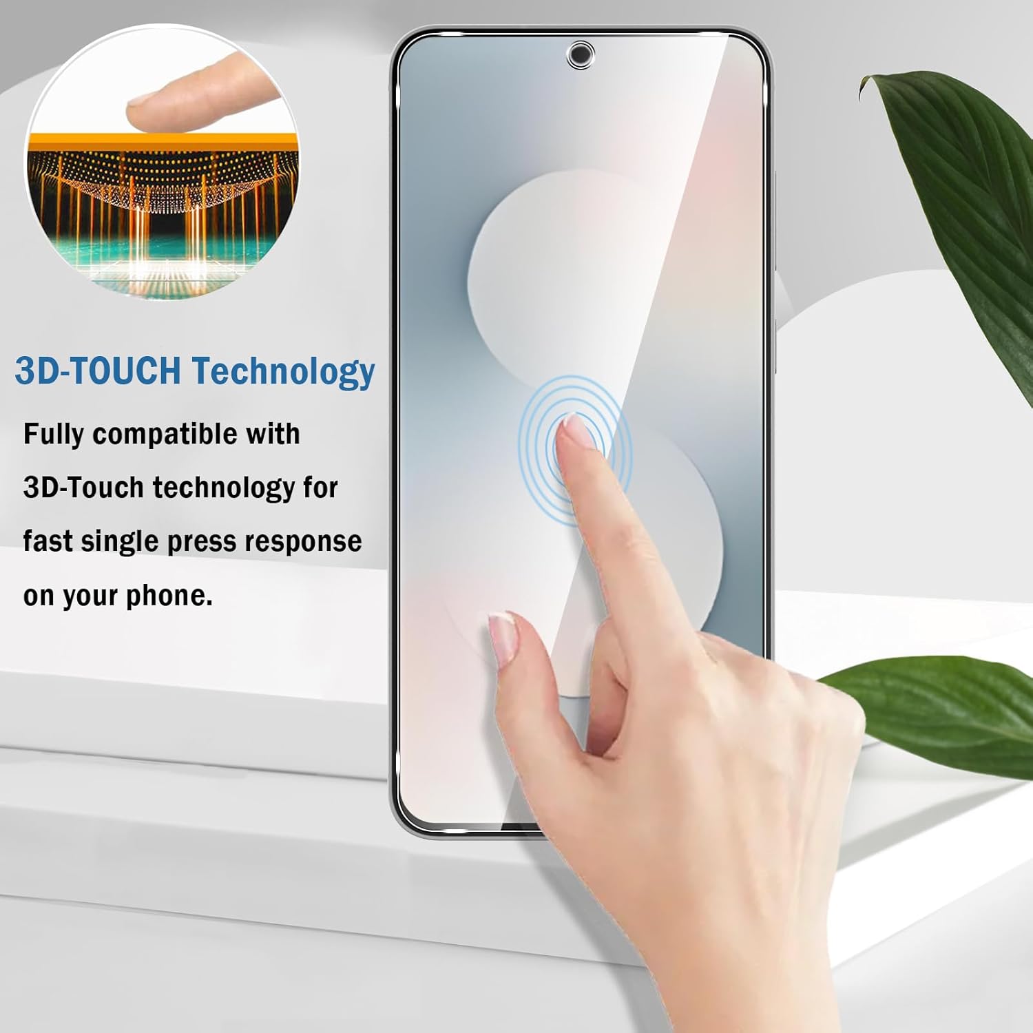 Samsung Galaxy S25 FE Clear Tempered Glass Screen Protector With Camera Lens