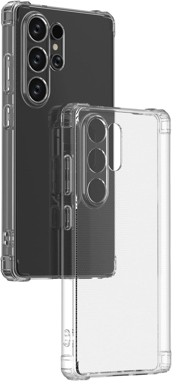 Samsung Galaxy S25 Ultra Case Clear Gel Transparent Anti-Shock Absorption Bumper Ultra Thin Cover