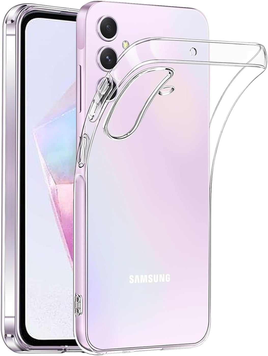 Samsung Galaxy A35 5G Case Clear Gel Ultra Slim Soft Transparent Silicone Cover