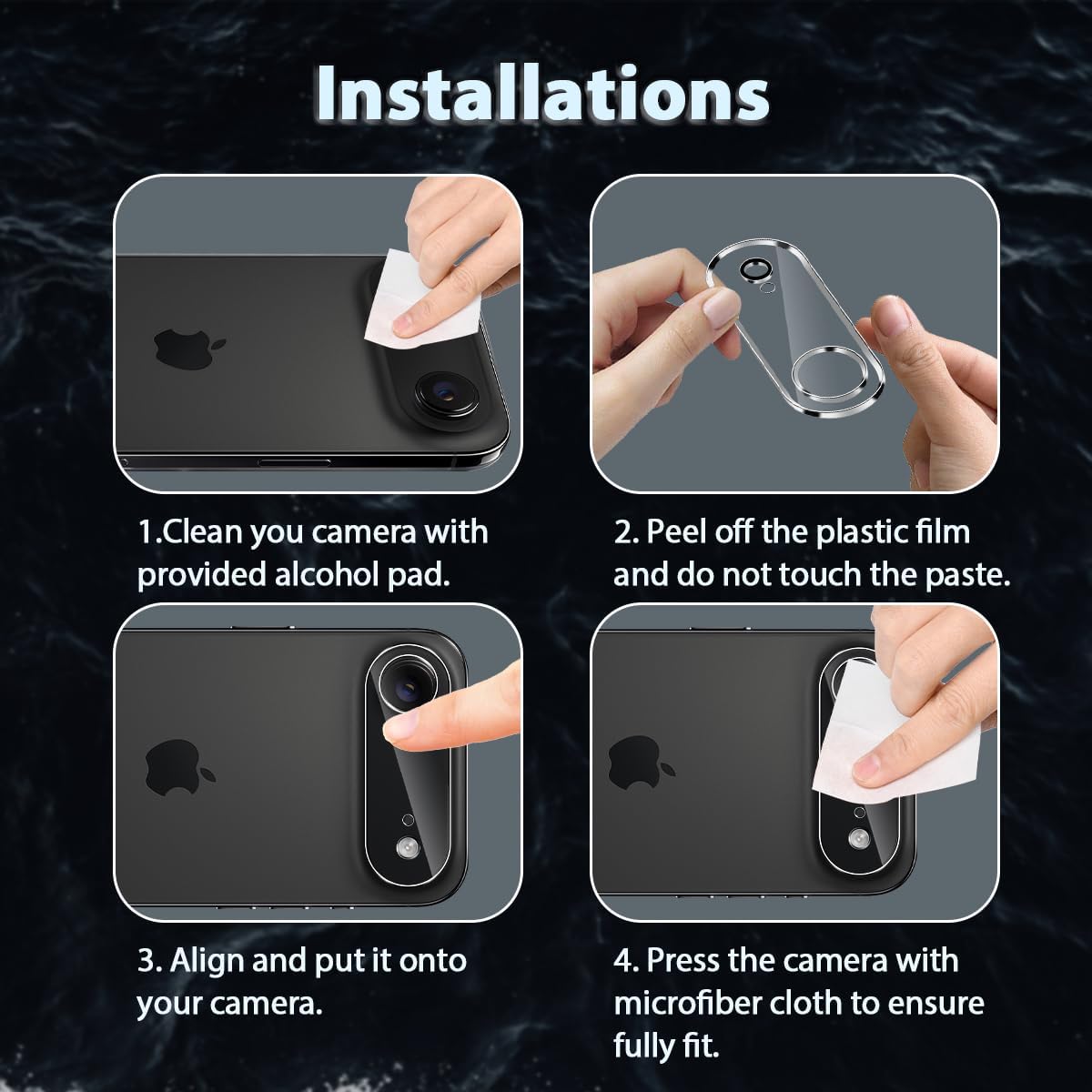 Apple iPhone Air Camera Protector Lens Guard Tempered Glass Film