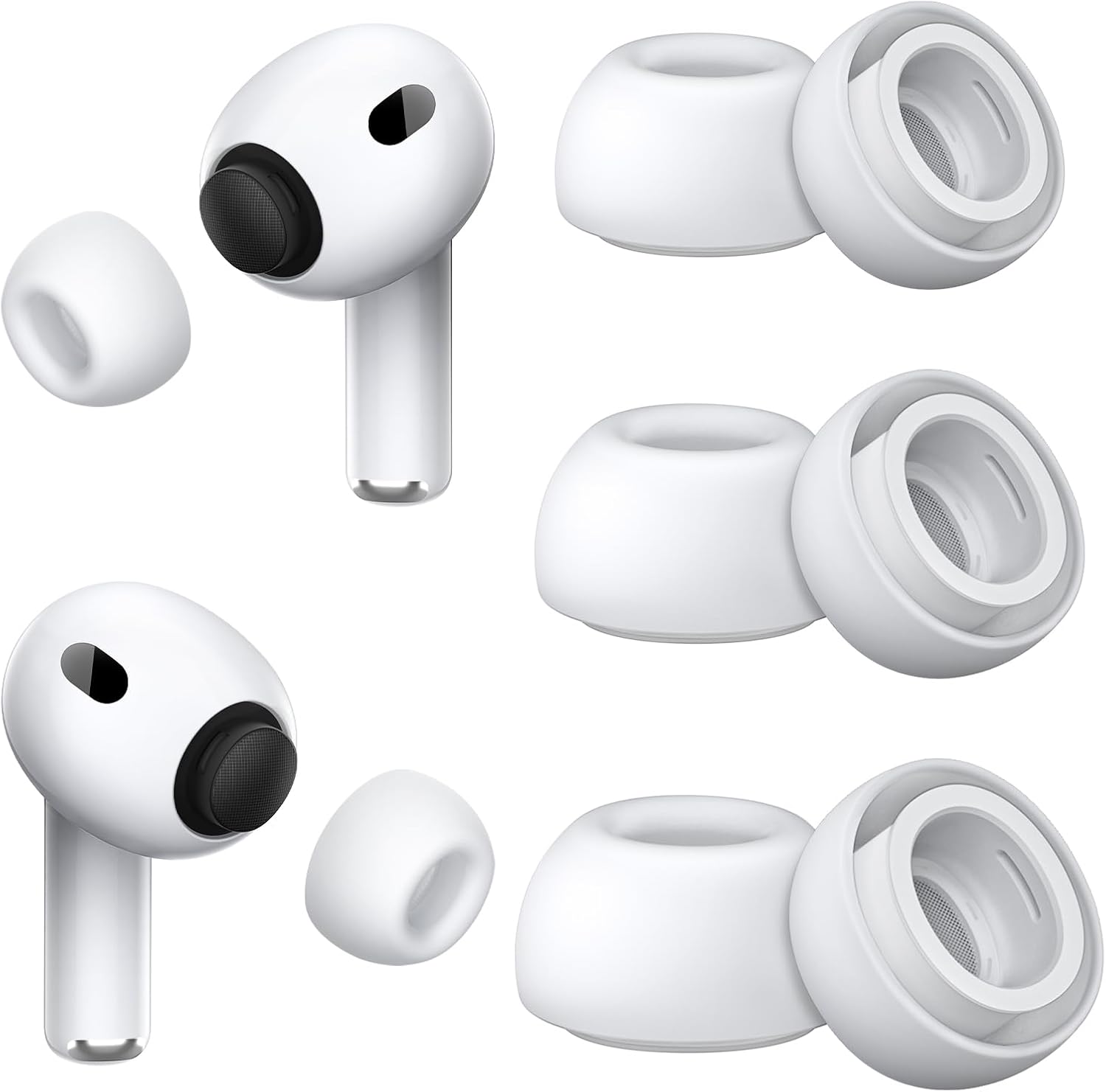Apple AirPods Pro 3 3rd Generation Replacement Earbuds Ear Tips In Ear
