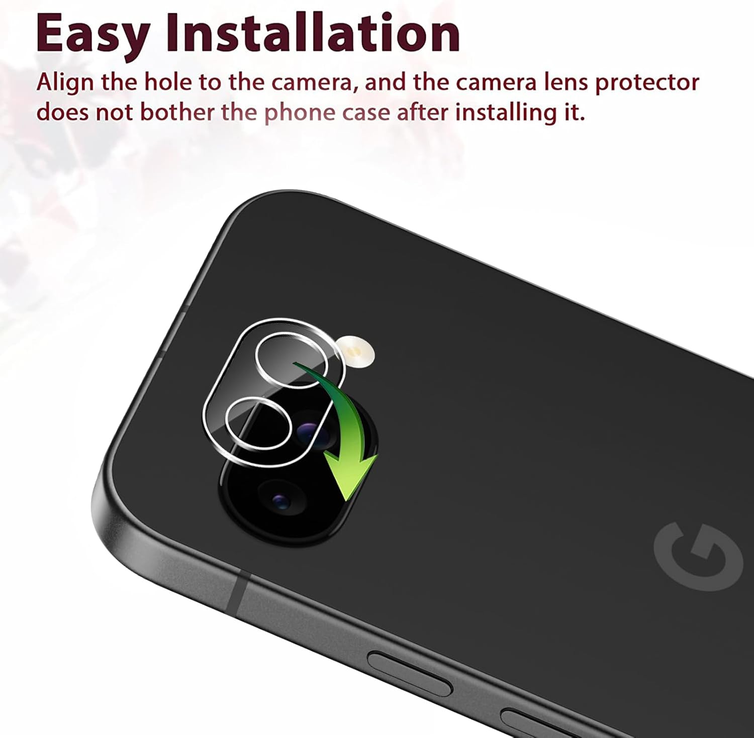 Google Pixel 9a Camera Protector Lens Guard Tempered Glass Film