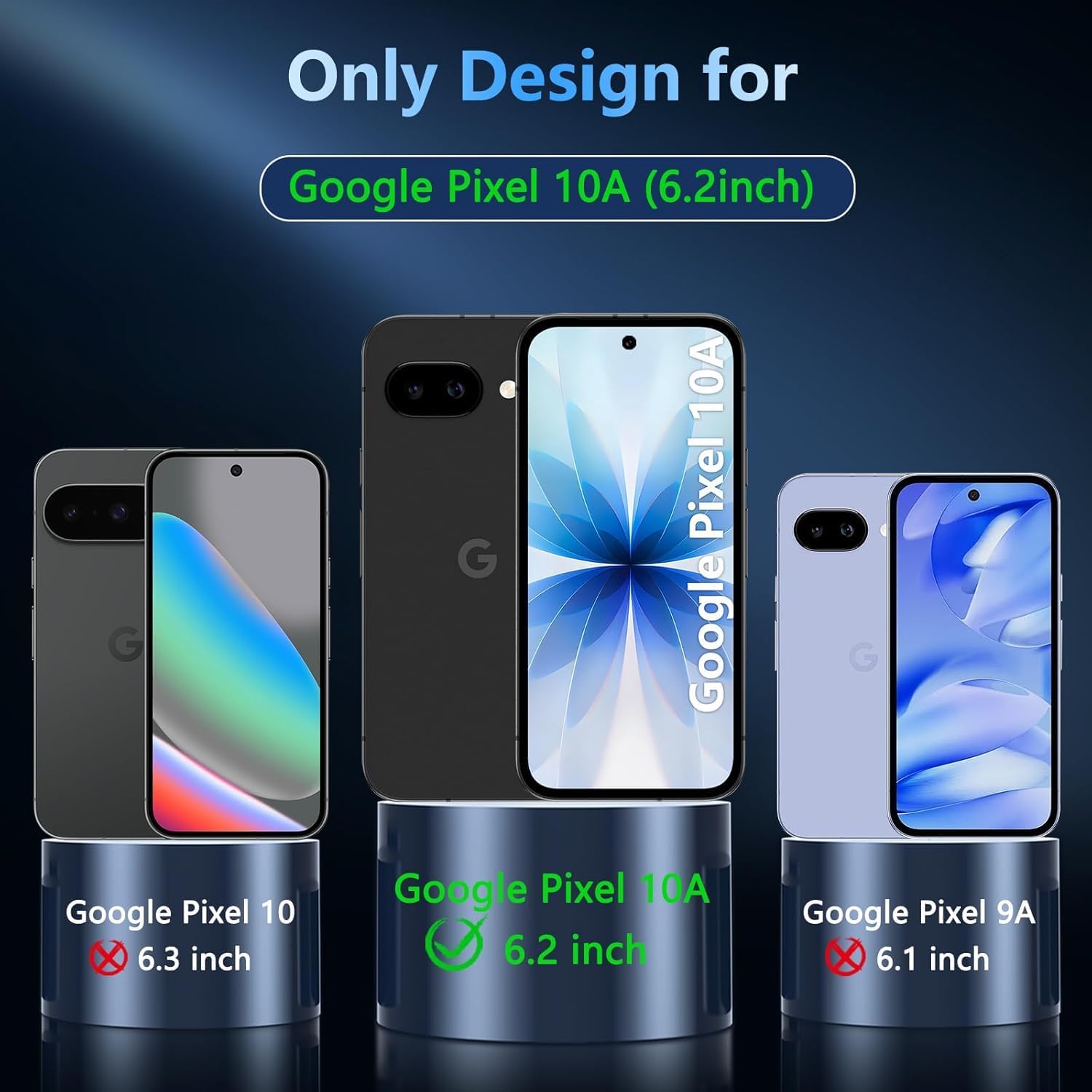 Google Pixel 10a Case Clear Gel Slim Transparent Silicone Cover