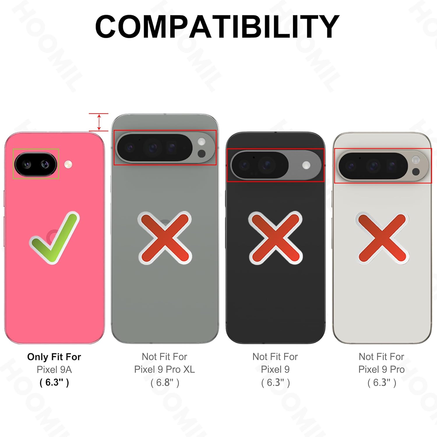 Google Pixel 9a Clear Gel Case Cover With Glass Screen Protector