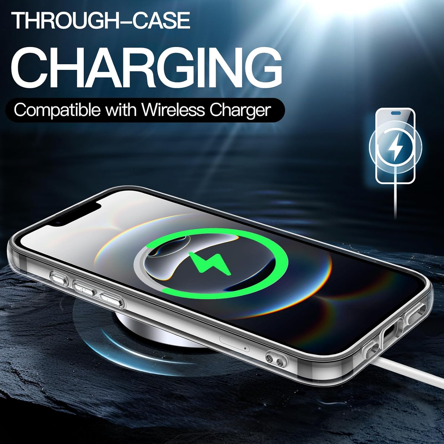Apple iPhone 16e Case Clear Gel Ultra Slim Soft Transparent Silicone Cover