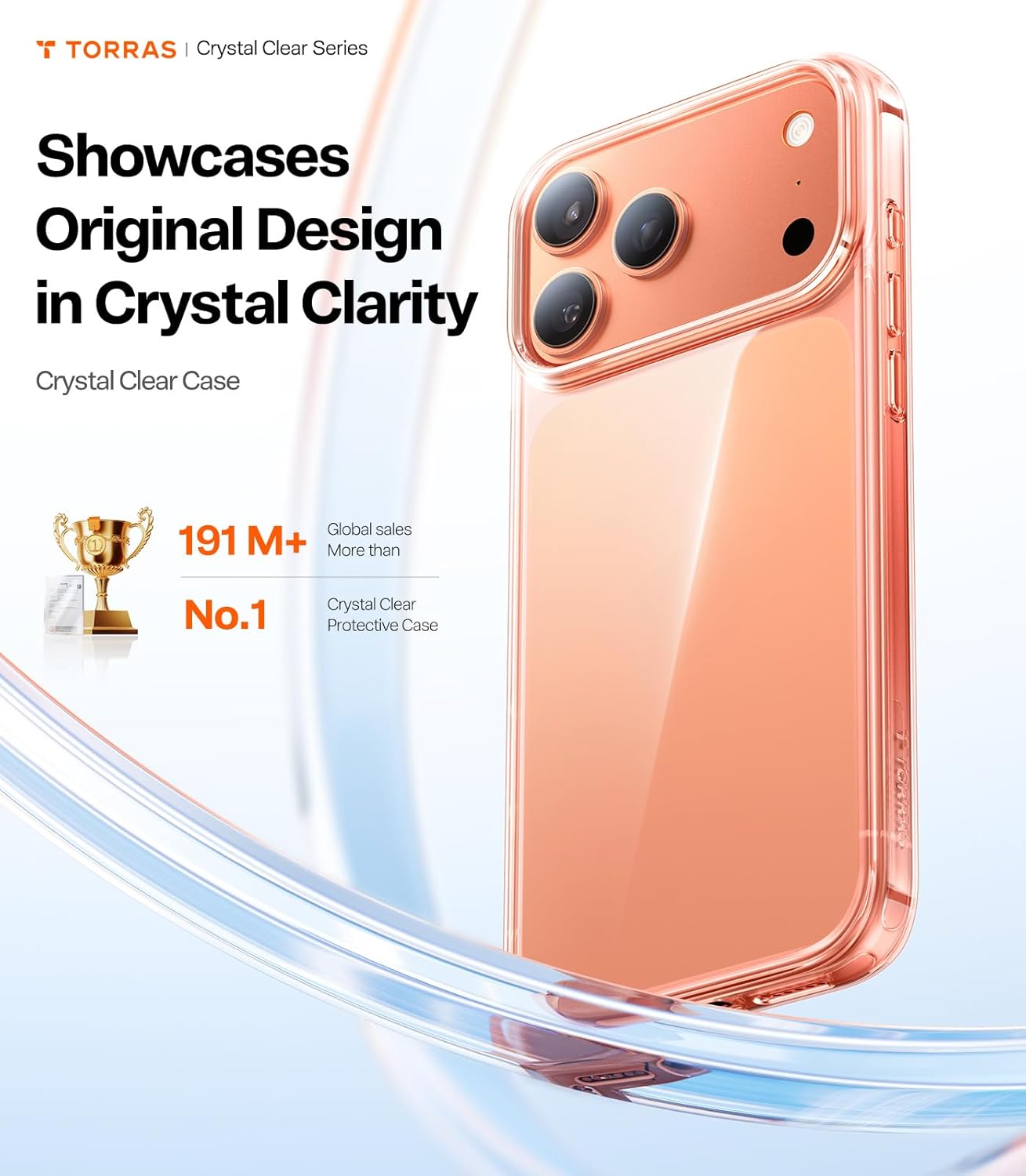 Apple iPhone 17 Pro Max Case Clear Gel Ultra Slim Soft Transparent Silicone Cover