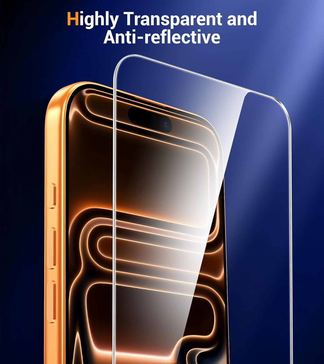 Apple iPhone 17 Pro Clear Gel Case Cover With Glass Screen Protector