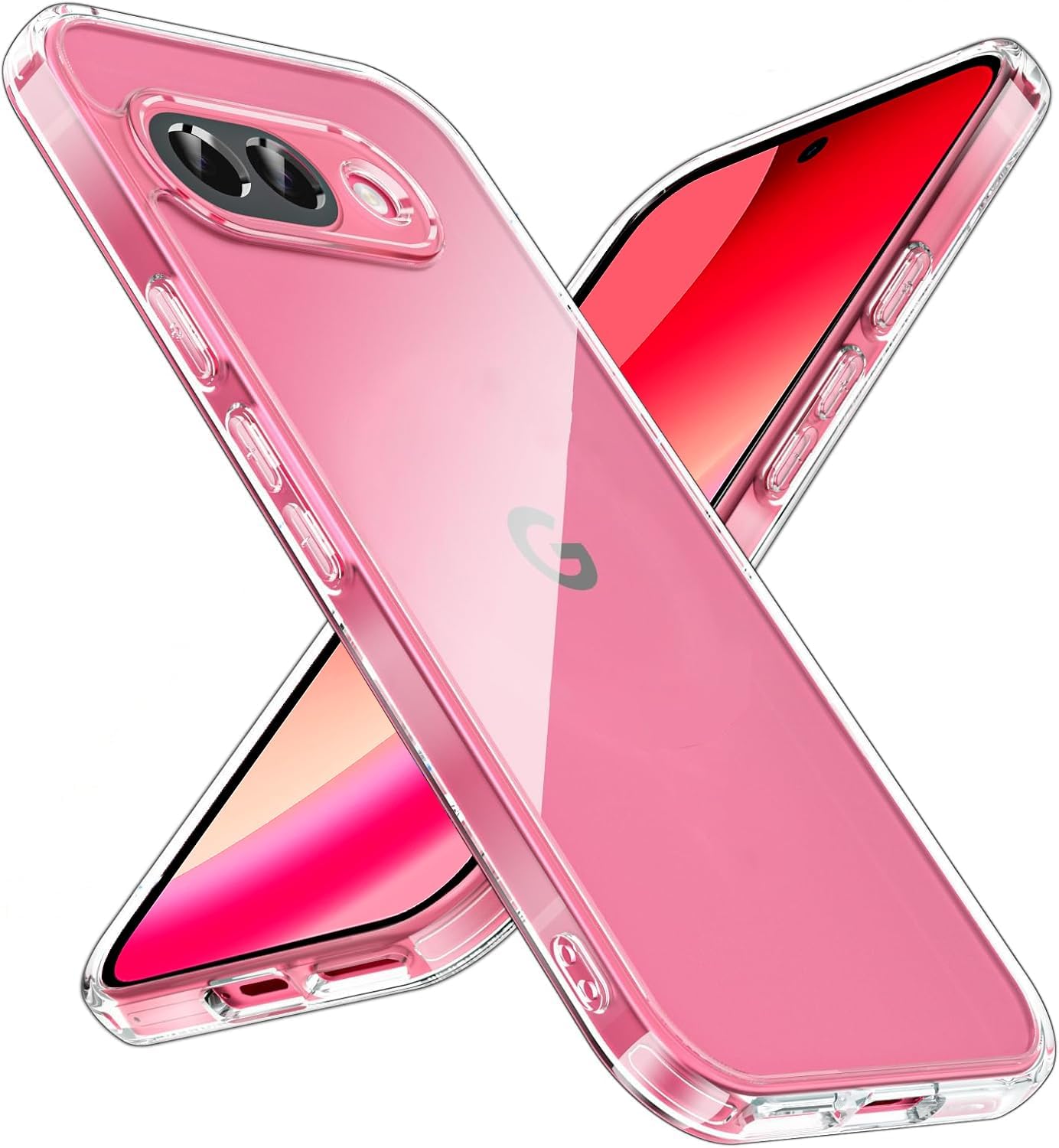 Google Pixel 10a Case Clear Gel Slim Transparent Silicone Cover