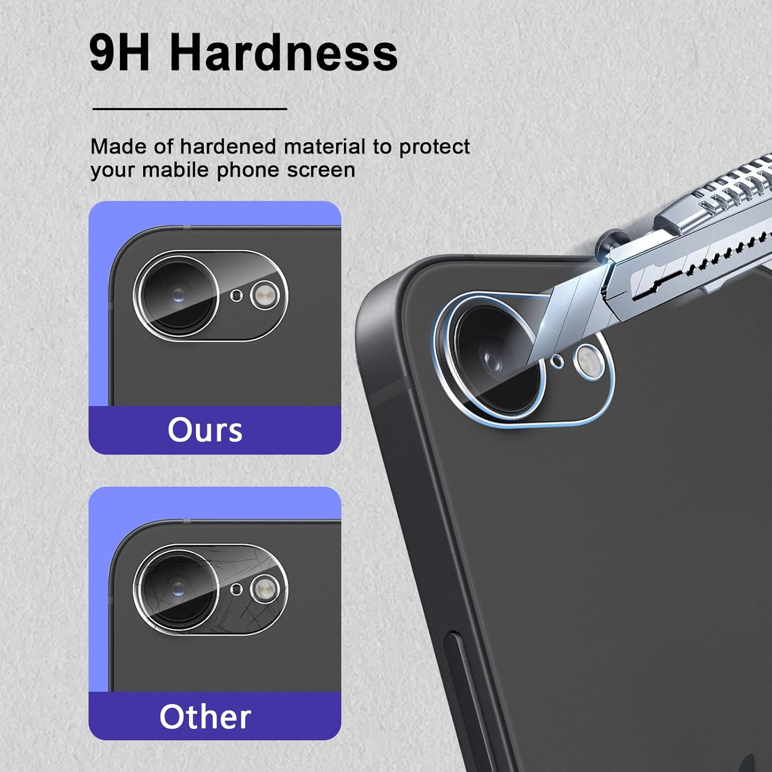 Apple iPhone 16e Camera Protector Lens Guard Tempered Glass Film