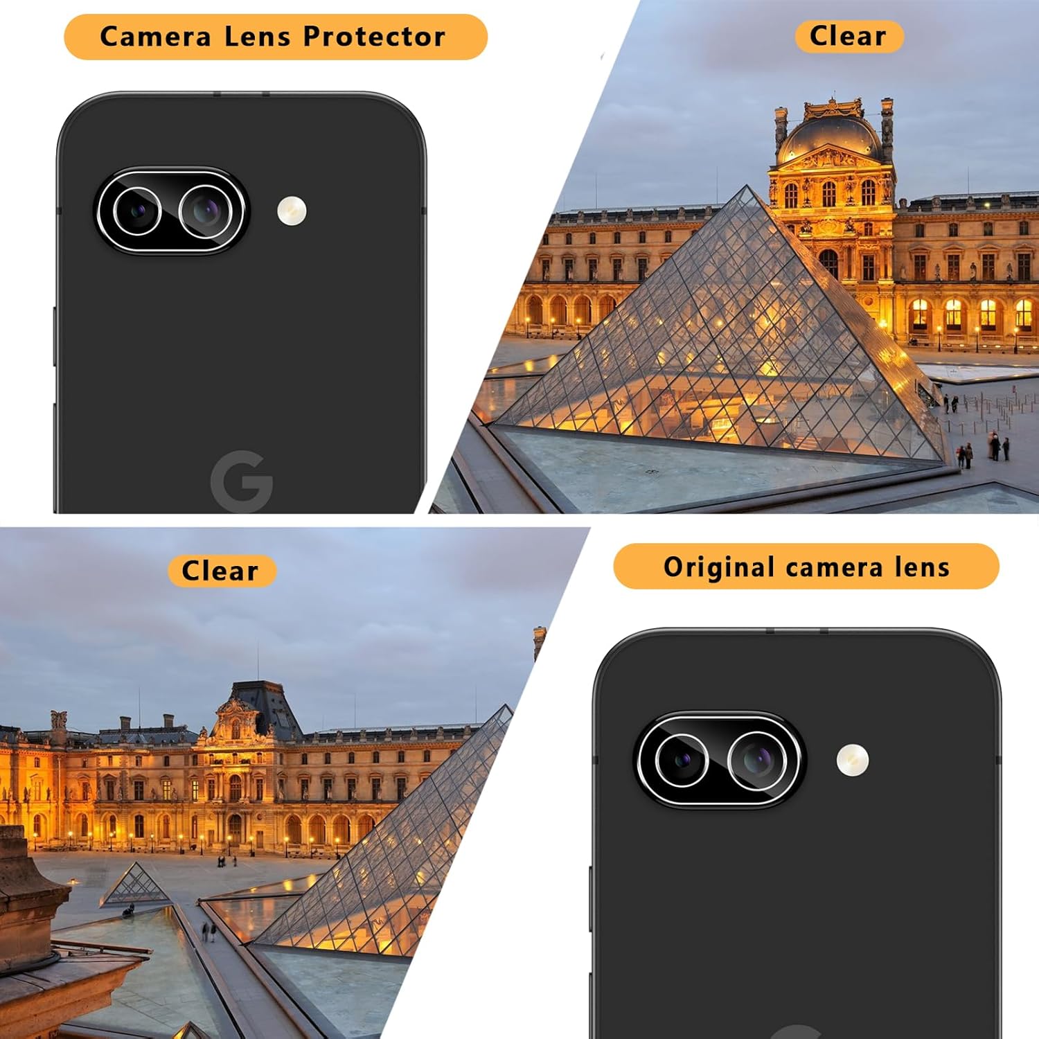 Google Pixel 9a Camera Protector Lens Guard Tempered Glass Film