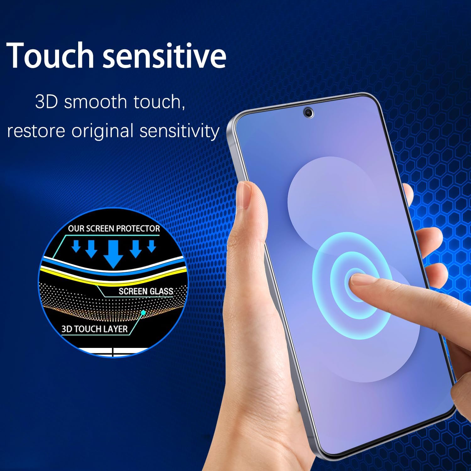 Samsung Galaxy S25 FE Clear Tempered Glass Screen Protector