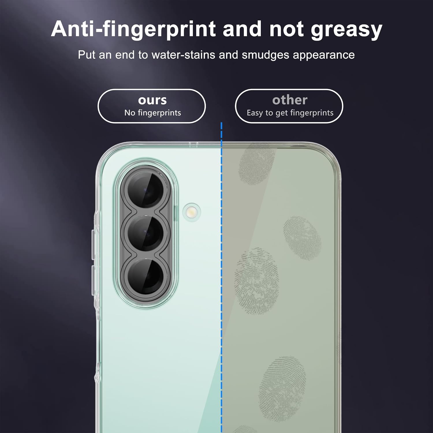 Samsung Galaxy A17 Clear Gel Case Cover With Glass Screen Protector