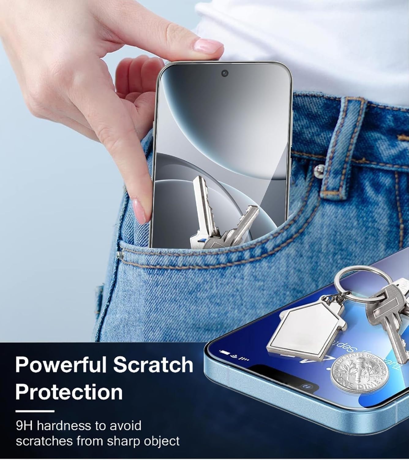 Oppo Find X9 Pro Clear Tempered Glass Screen Protector