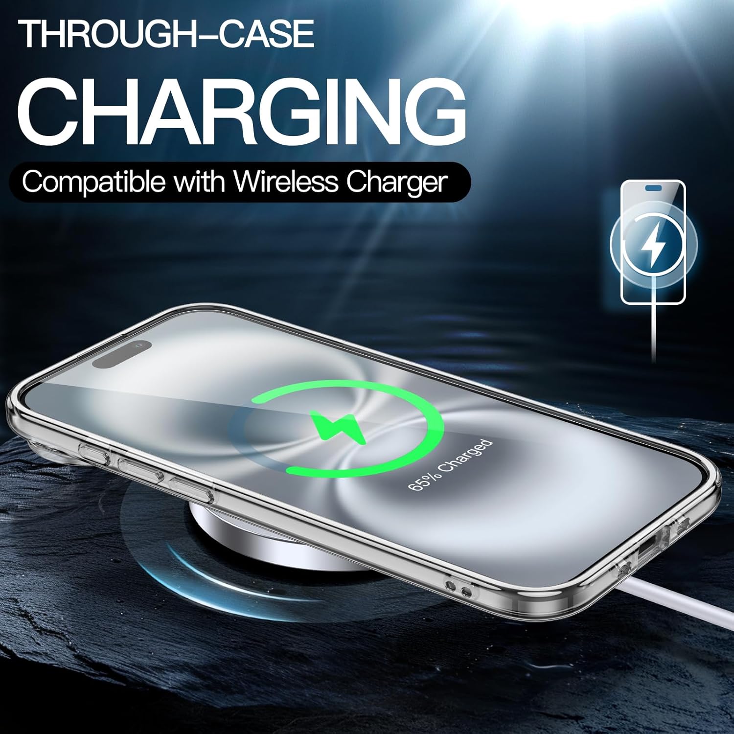 Apple iPhone 17 Air Case Clear Gel Ultra Slim Soft Transparent Silicone Cover