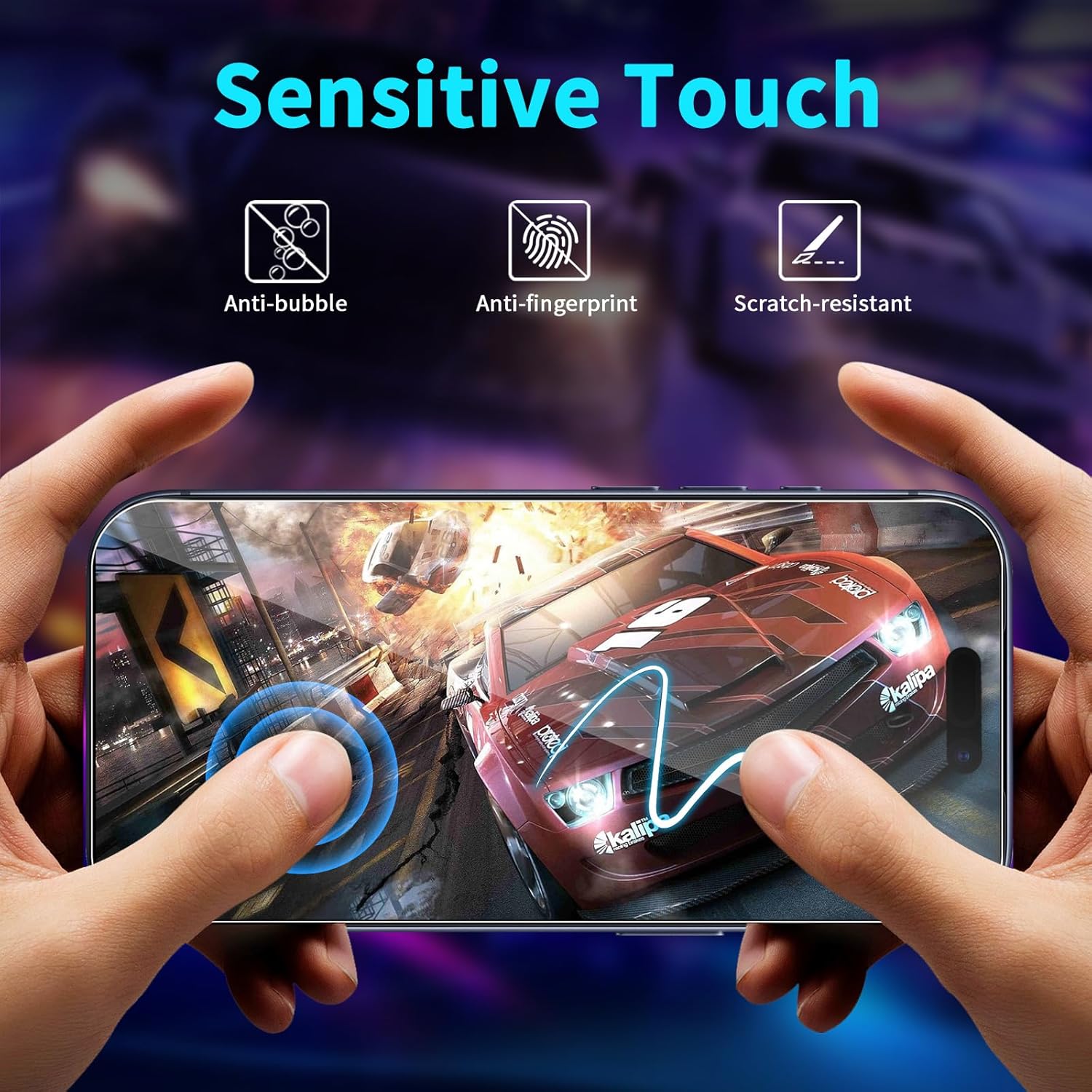 Apple iPhone 17 Pro Max Clear Tempered Glass Screen Guard Camera Lens Protector