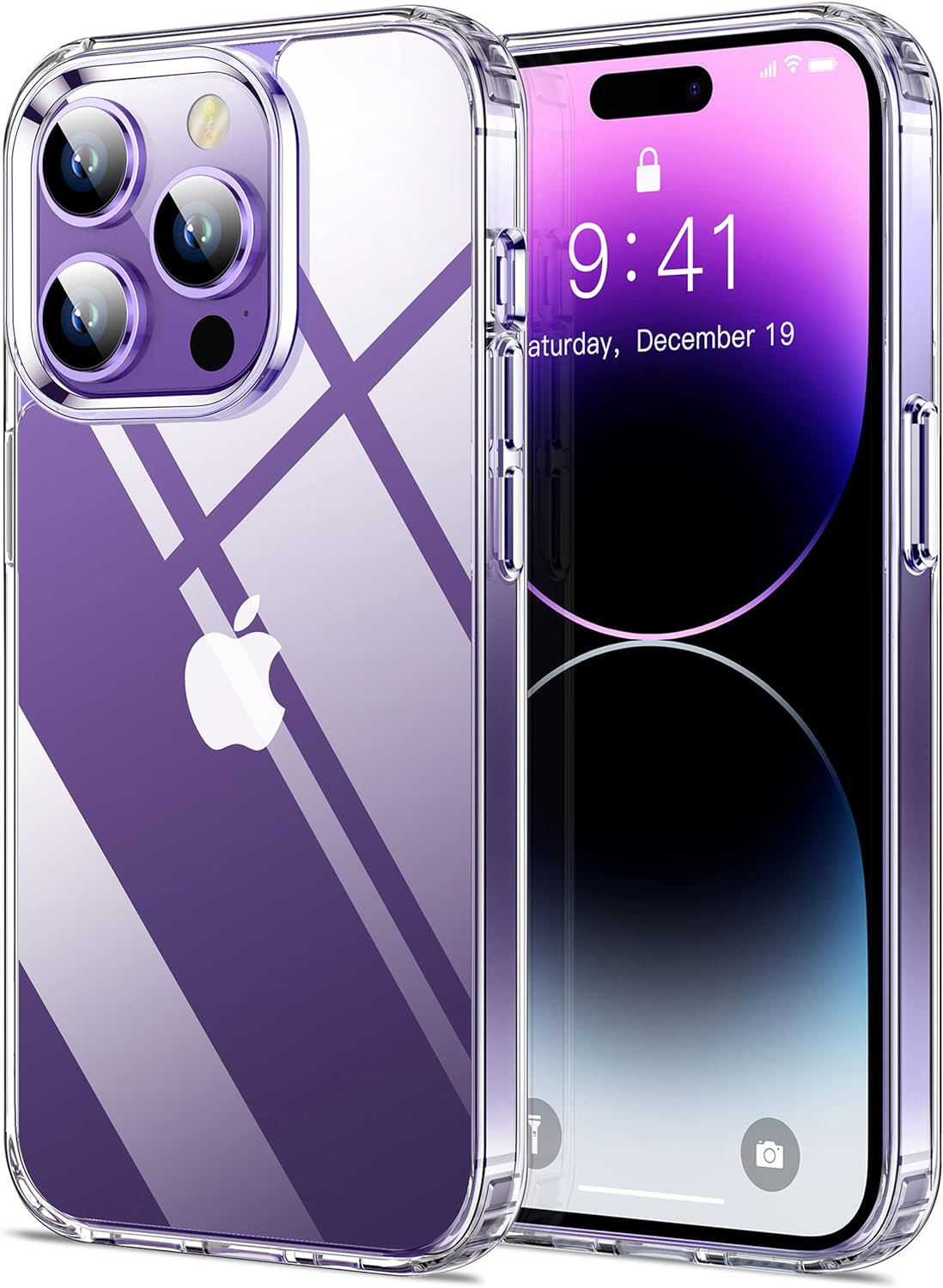 Apple iPhone 15 Pro Max (6.7) Gel Case Clear Ultra Slim Silicone
