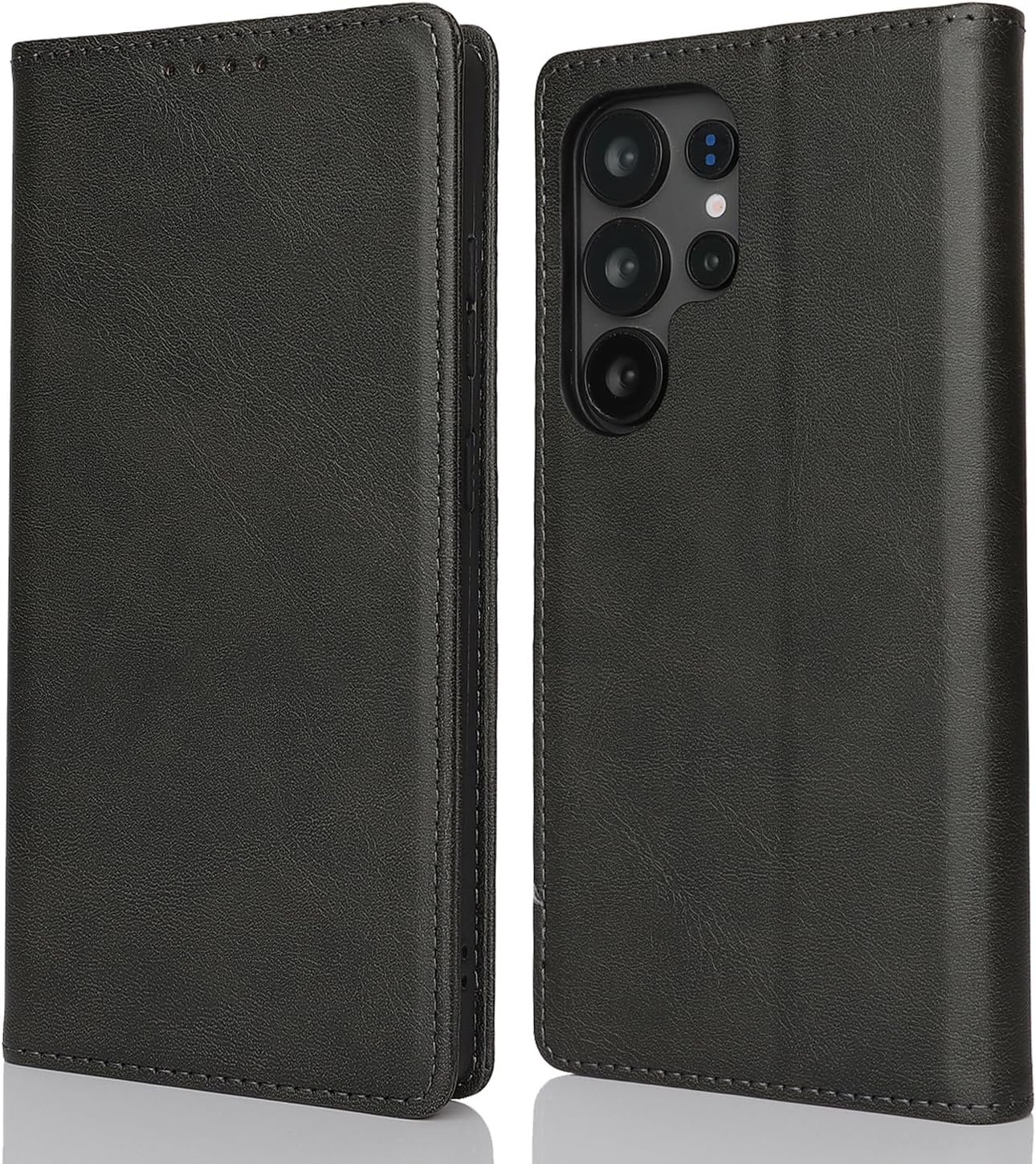 Samsung Galaxy S24 Ultra Flip Book Case Premium Leather Wallet Stand Phone Cover