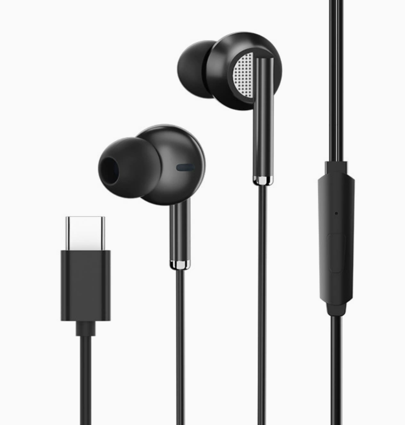 Samsung Galaxy S25 Edge Type C Earphones Headphones In-Ear Built In with Mic Bass Earbuds