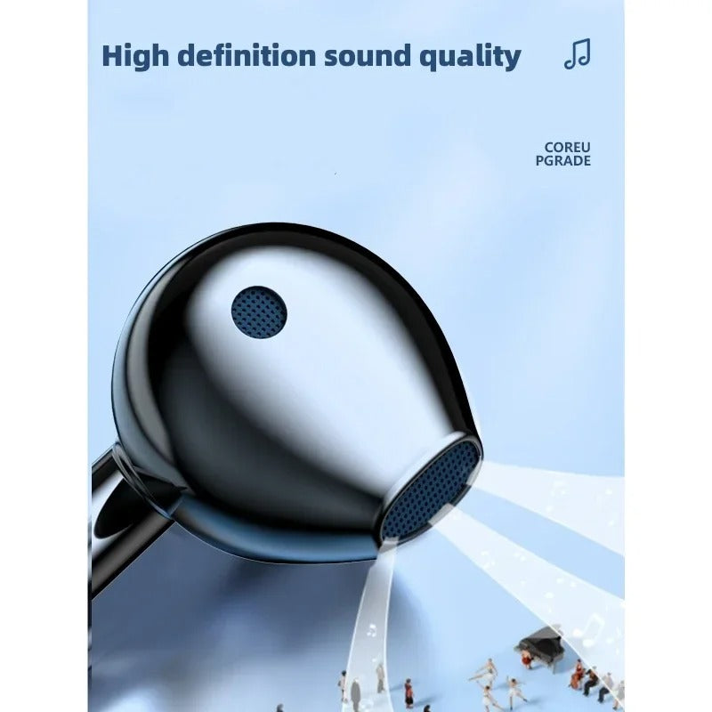 For Samsung Galaxy A14 Earphones Headphones In-Ear Built In with Mic Remote 3.5mm Jack