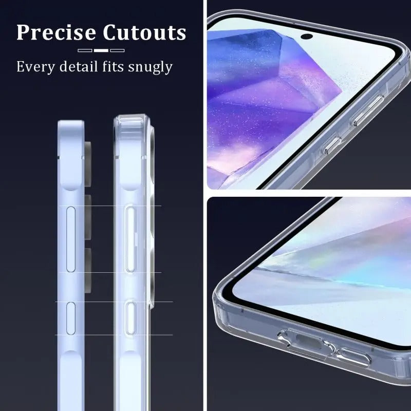 Samsung Galaxy A55 5G Case Clear Gel Ultra Slim Soft Transparent Silicone Cover