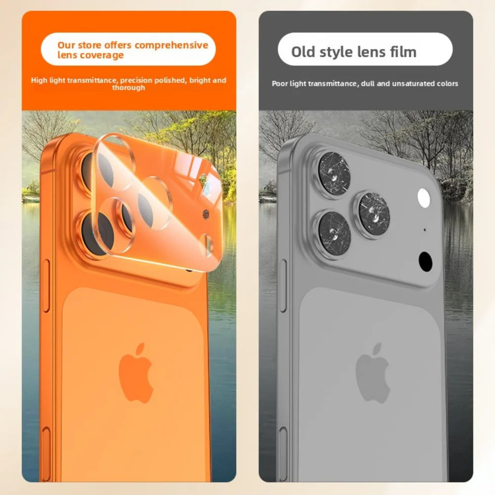 Apple iPhone 17 Pro Max Camera Protector Lens Guard Tempered Glass Film - Deep Blue