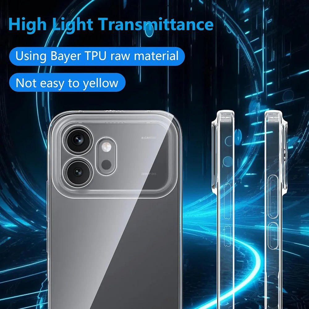 Honor 600 Case Clear Gel Ultra Slim Soft Transparent Silicone Cover
