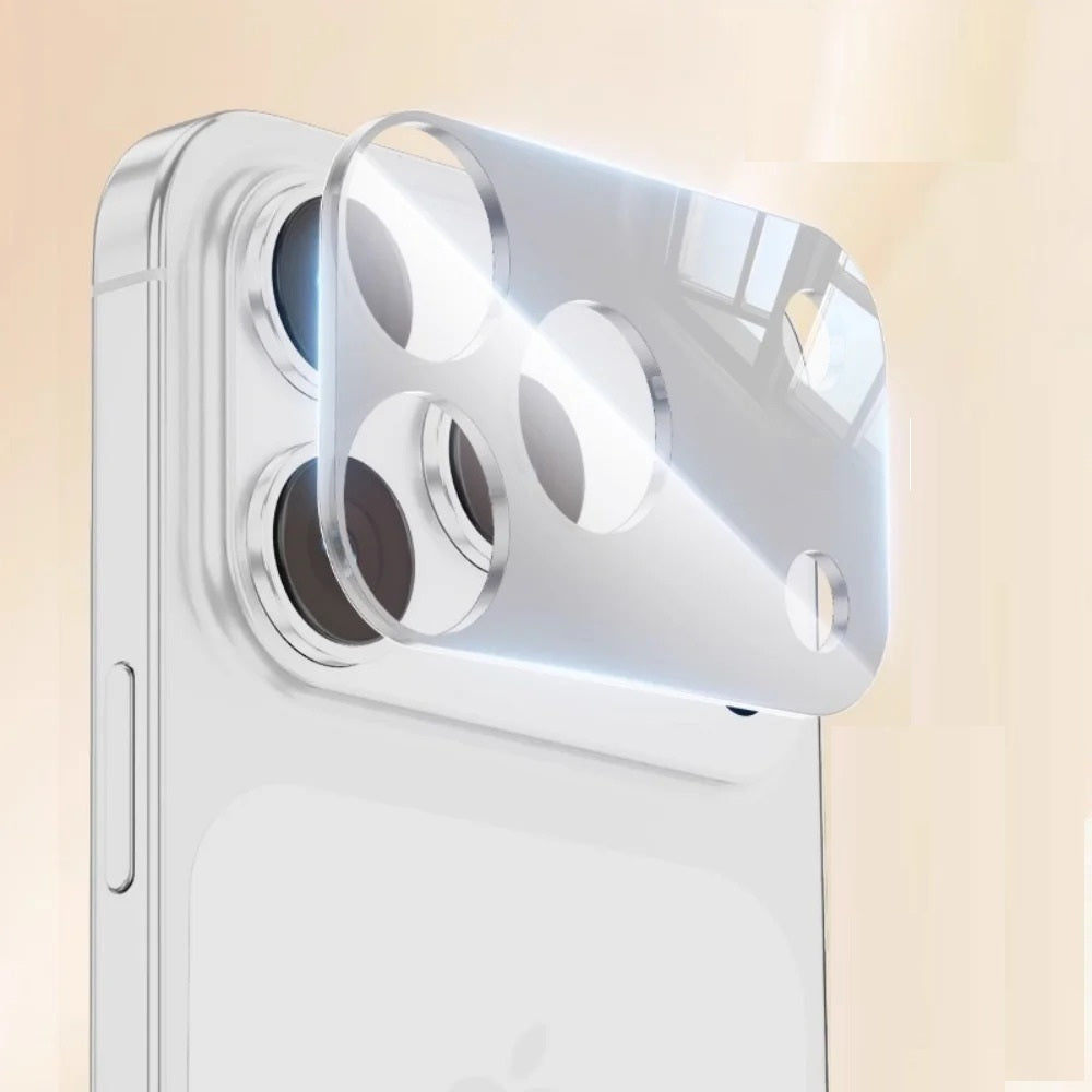 Apple iPhone 17 Pro Camera Protector Lens Guard Tempered Glass Film - Silver