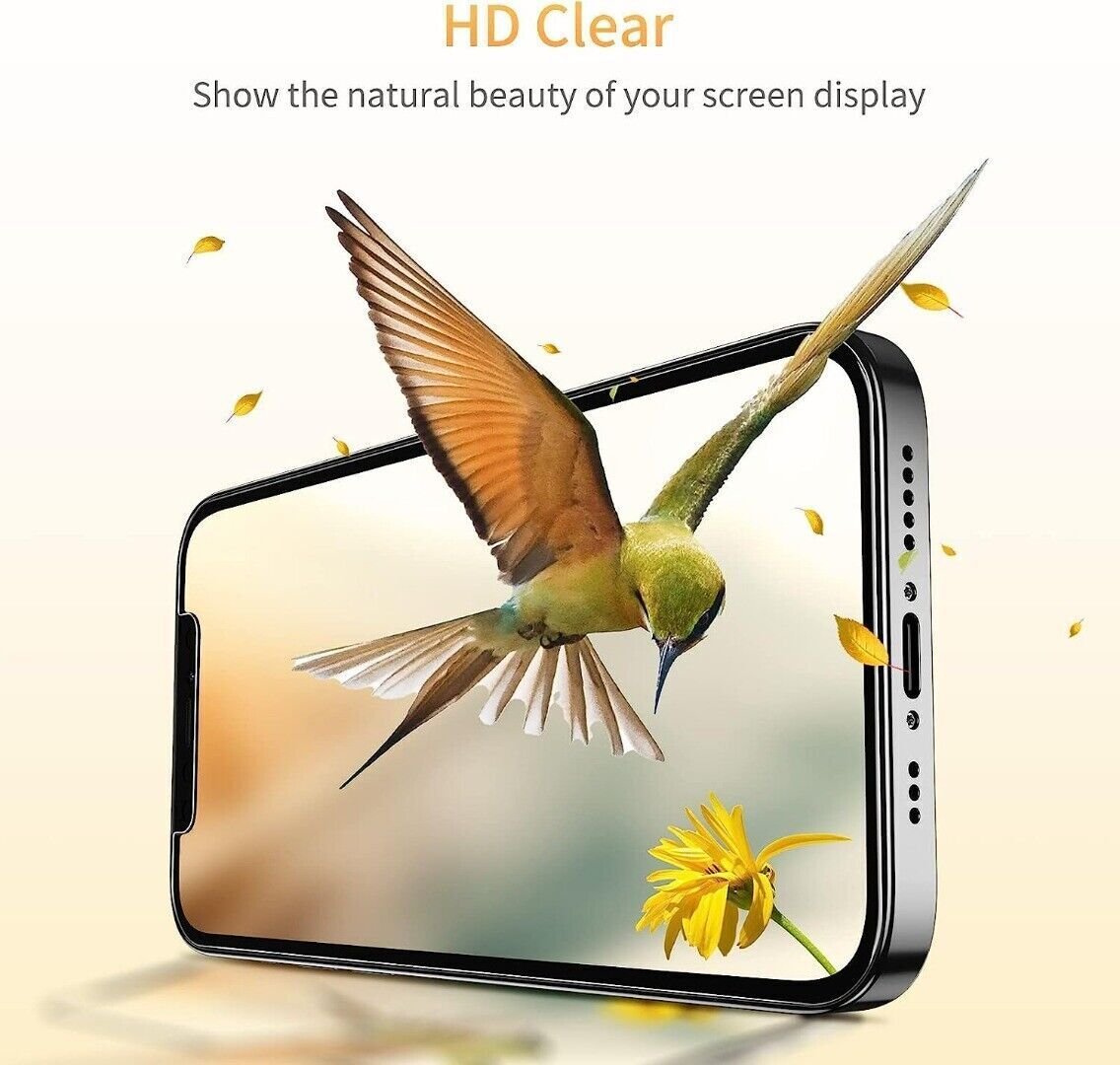 Apple iPhone 17 Pro Clear Tempered Glass Screen Protector