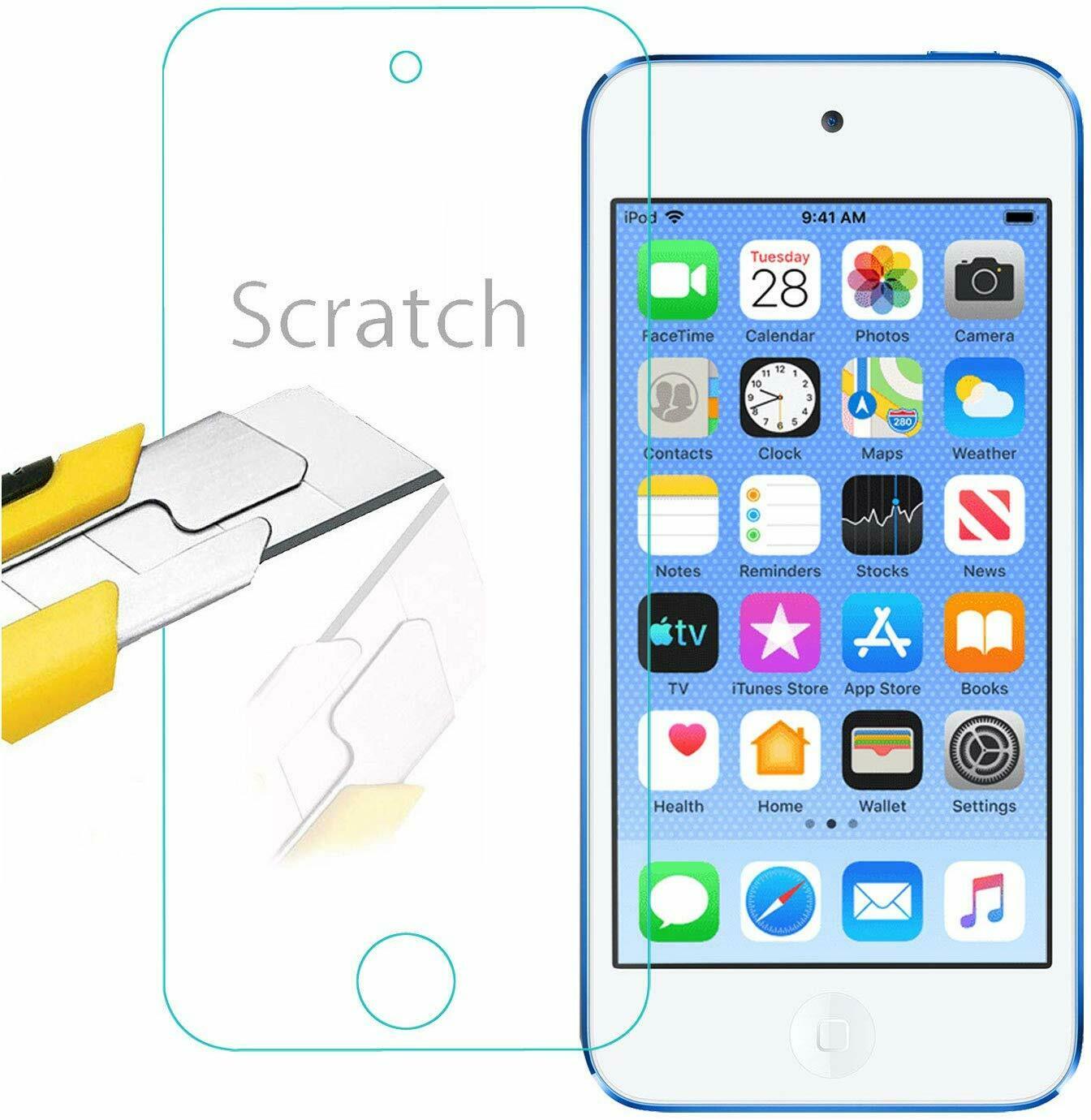 2 Pack Apple iPod Touch 7 (7th Gen) Clear Tempered Glass Screen Protector - SmartPhoneGadgetUK
