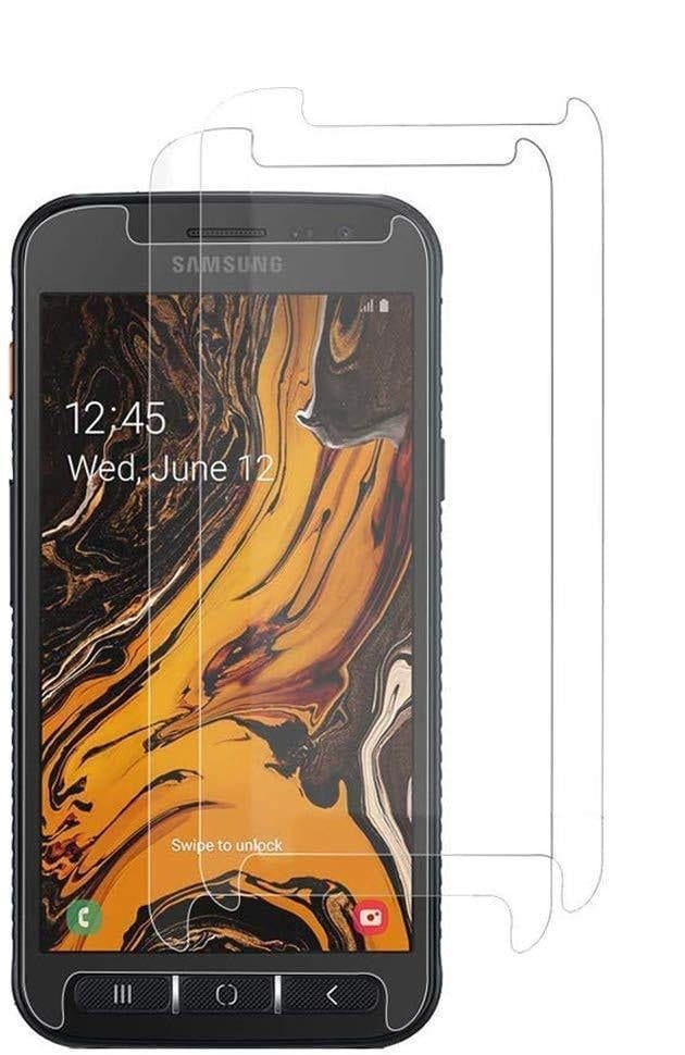 2 Pack Samsung Galaxy Xcover 4S Clear Tempered Glass Screen Protector - SmartPhoneGadgetUK