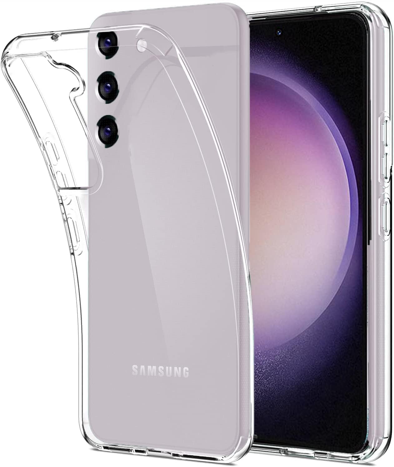 Samsung Galaxy S23 Gel Case Soft Transparent TPU Clear Ultra Slim Silicone