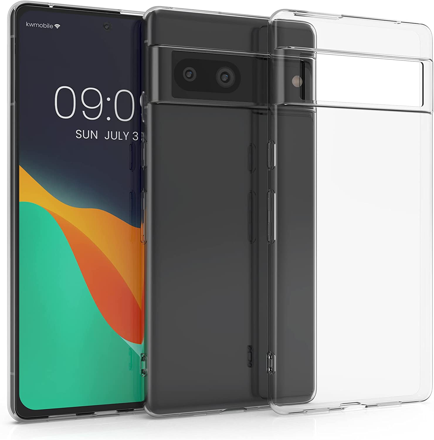 Google Pixel 7 Pro Case Clear Gel Ultra Slim Silicone Cover