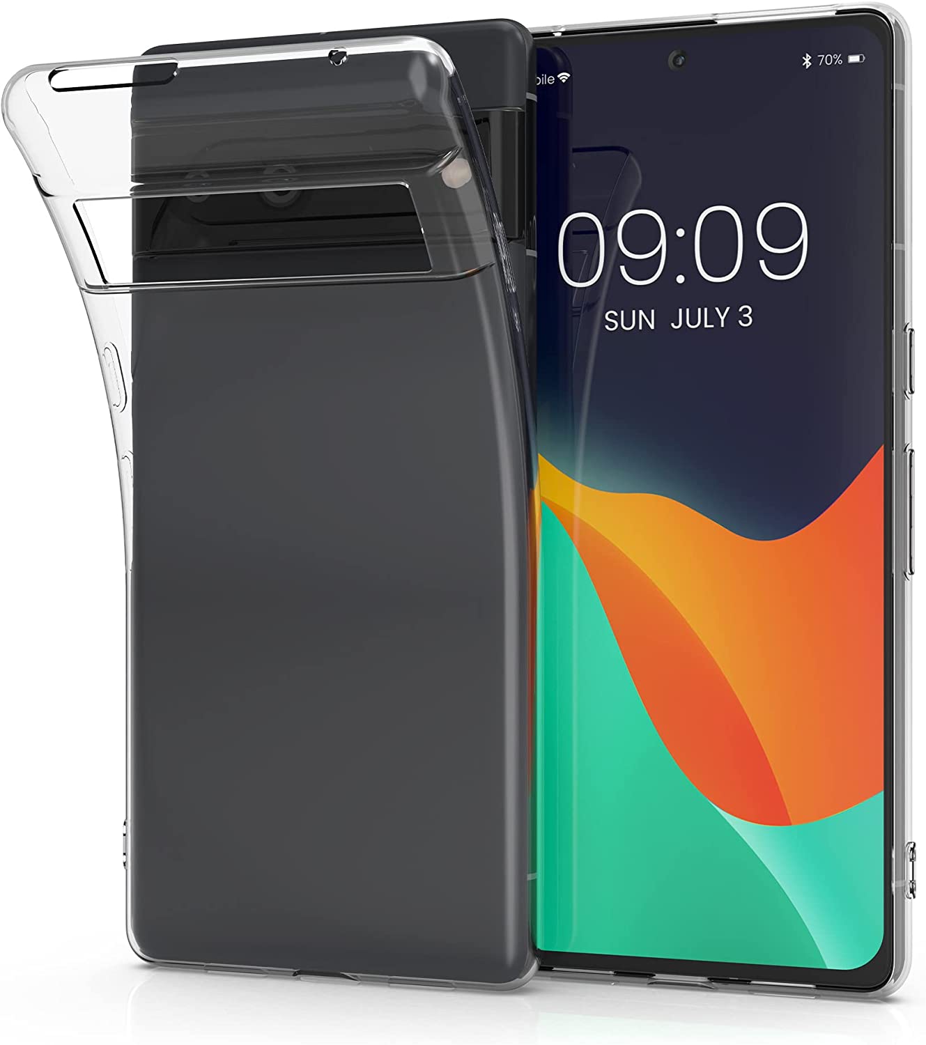 Google Pixel 7 Case Clear Gel Ultra Slim Silicone Cover