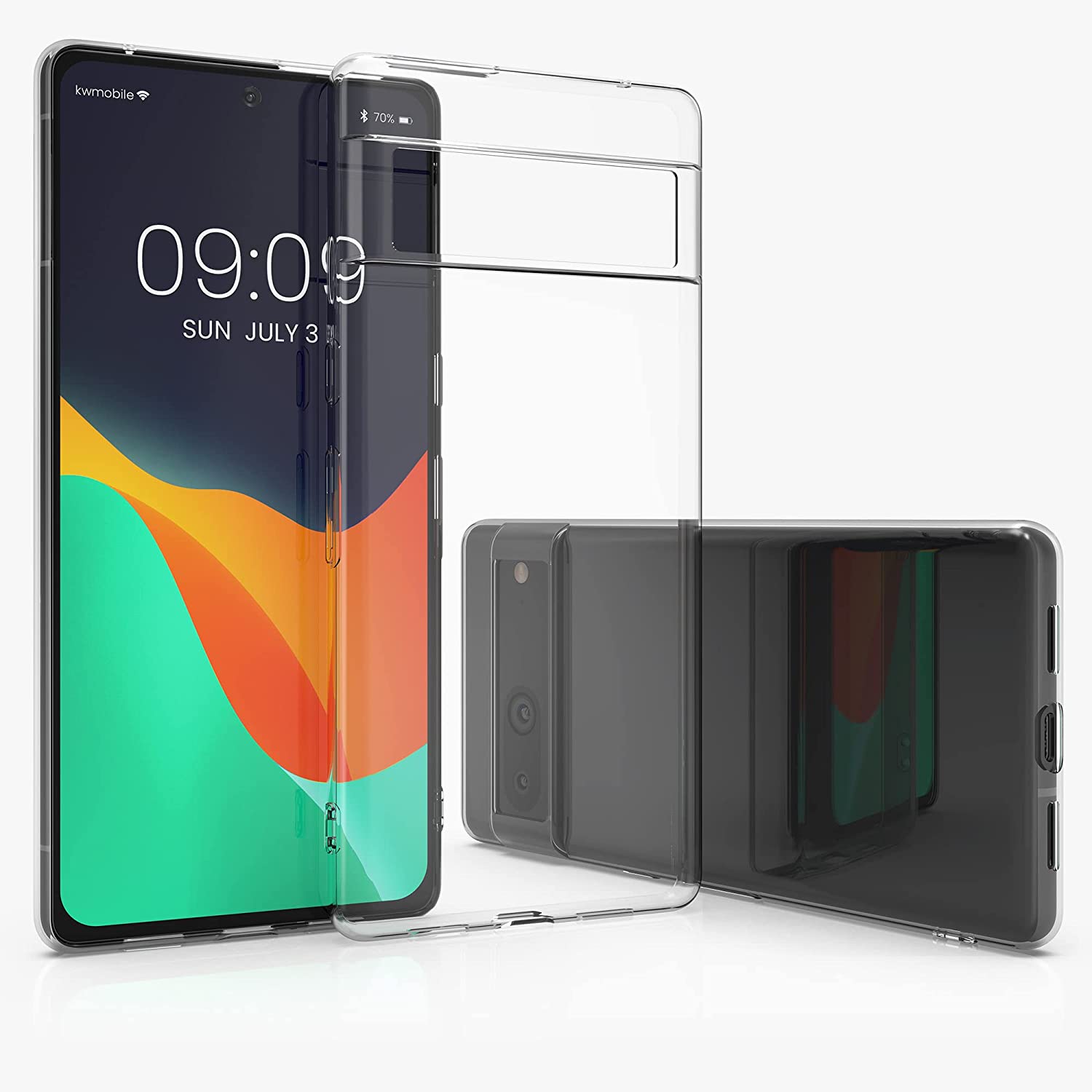 Google Pixel 7 Pro Case Clear Gel Ultra Slim Silicone Cover