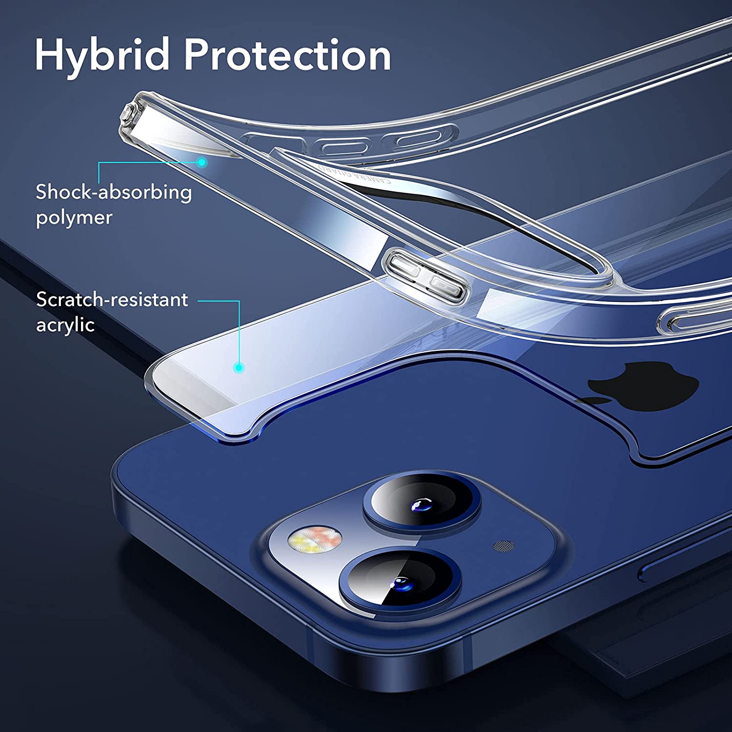 Apple iPhone 13 (6.1) Gel Case Clear Ultra Slim Silicone - SmartPhoneGadgetUK