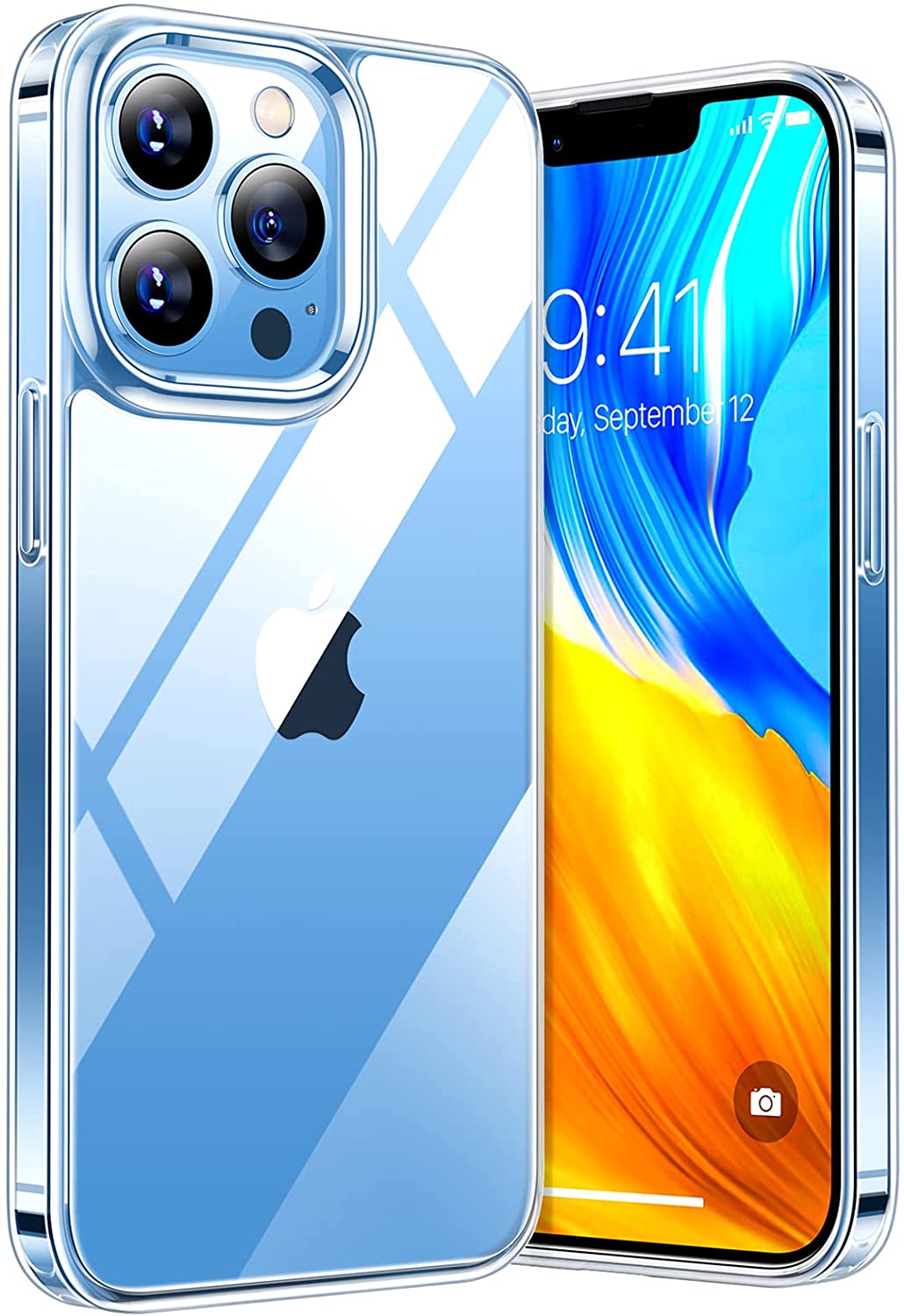 Apple iPhone 13 Pro (6.1) Gel Case Clear Ultra Slim Silicone - SmartPhoneGadgetUK