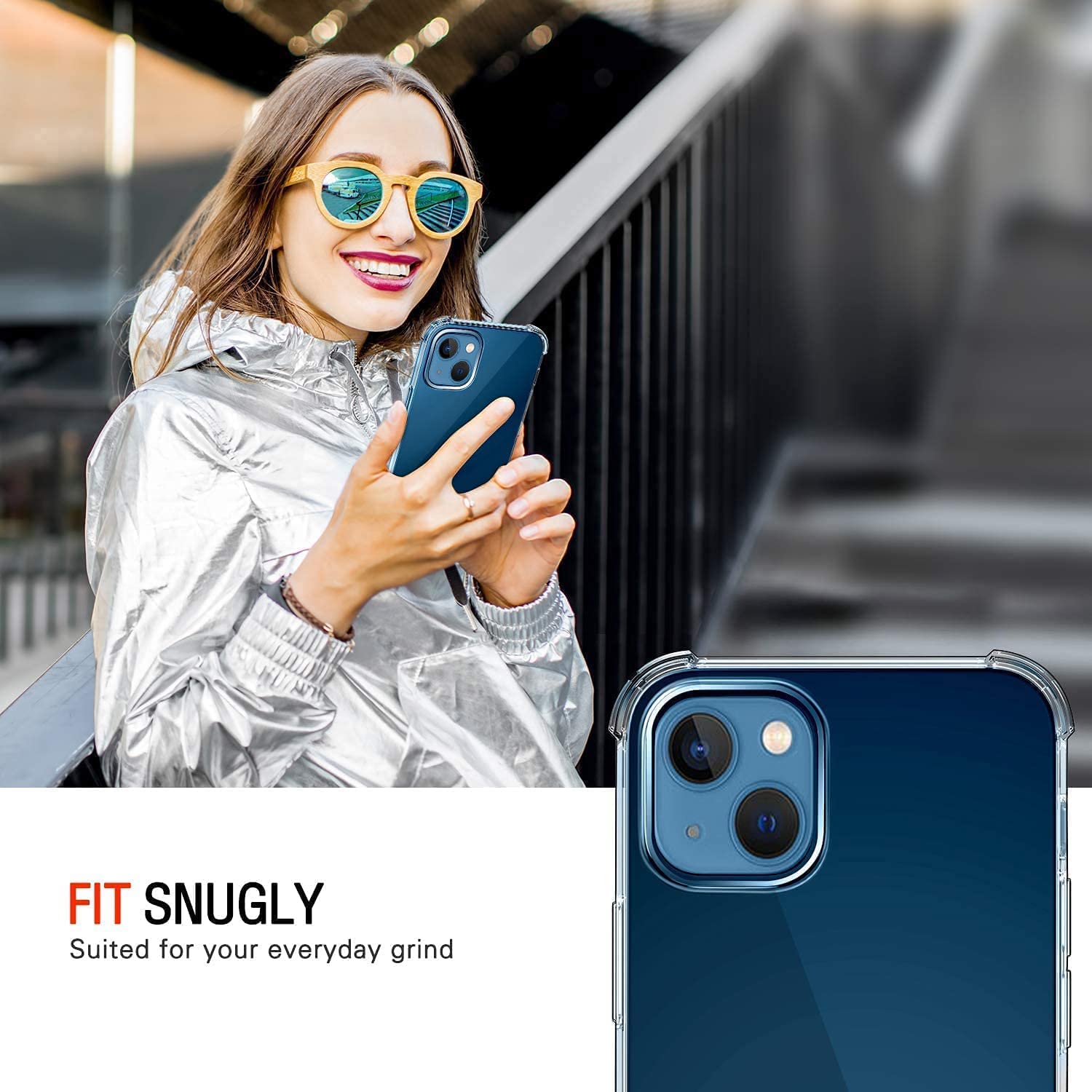 Apple iPhone 14 (6.1) Gel Case Clear Transparent Anti-Shock Absorption Bumper Ultra Thin Cover - SmartPhoneGadgetUK