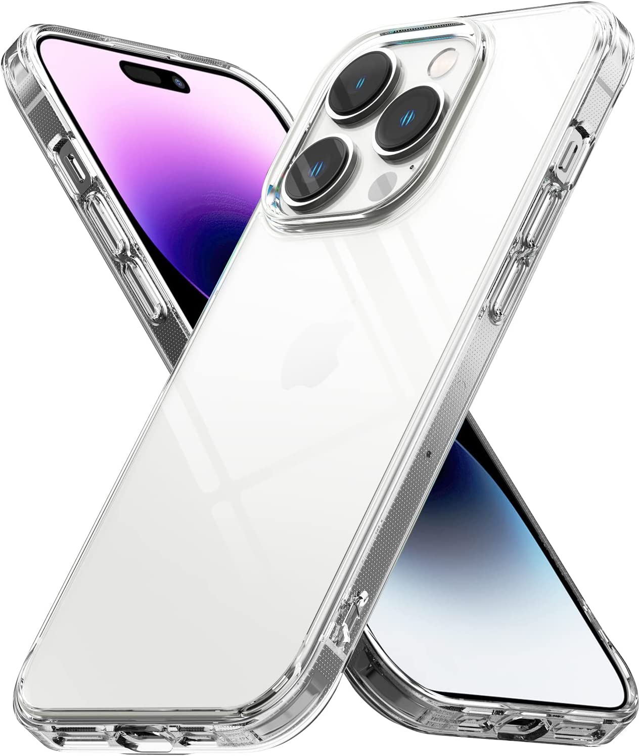 Apple iPhone 14 Pro (6.1) Gel Case Clear Ultra Slim Silicone - SmartPhoneGadgetUK