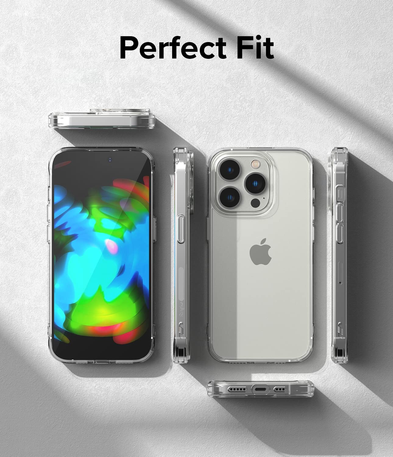 Apple iPhone 14 Pro (6.1) Gel Case Clear Ultra Slim Silicone - SmartPhoneGadgetUK