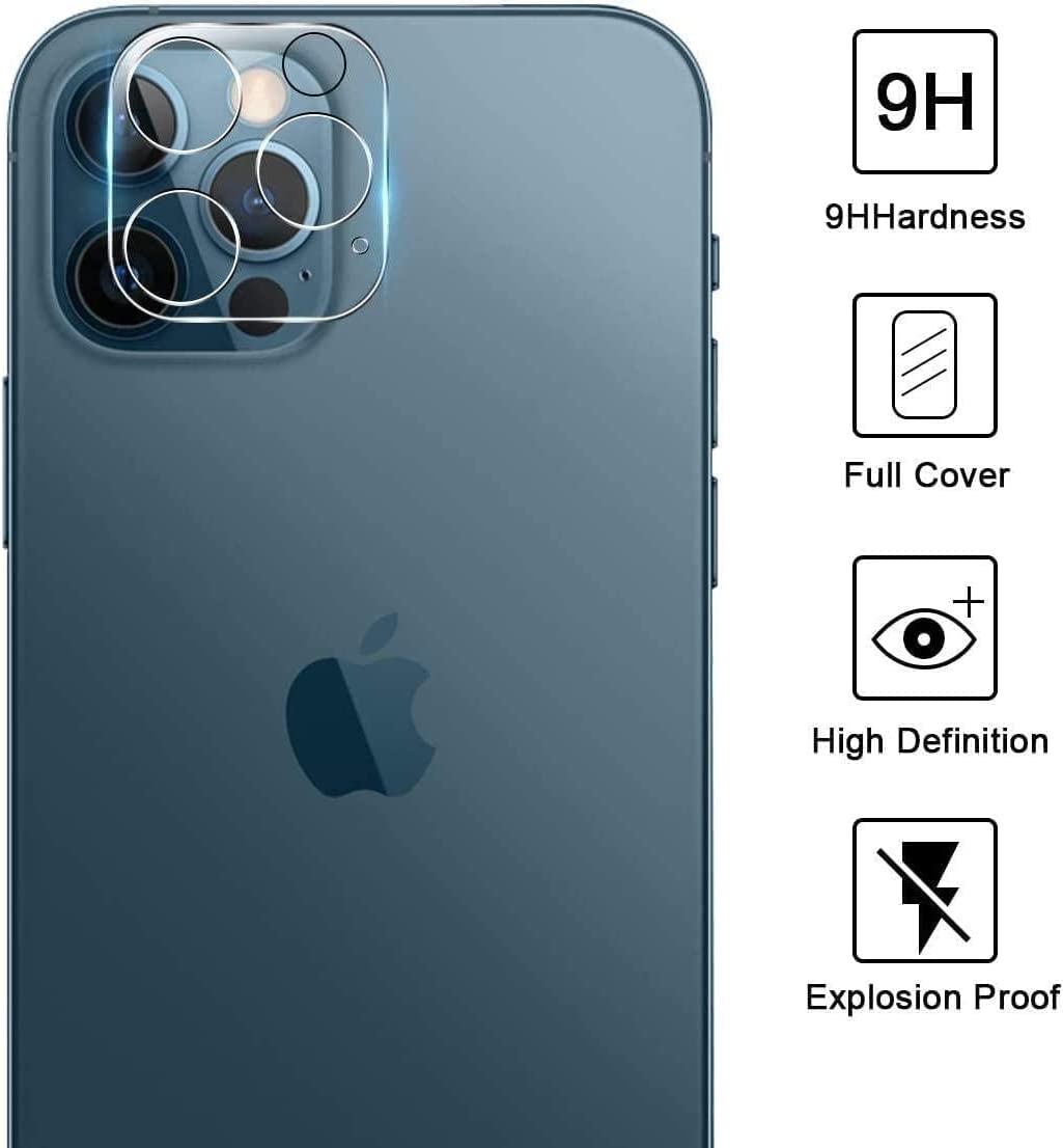 Apple iPhone 14 Pro Max (6.7) Camera Protector Lens Tempered Glass Film - SmartPhoneGadgetUK